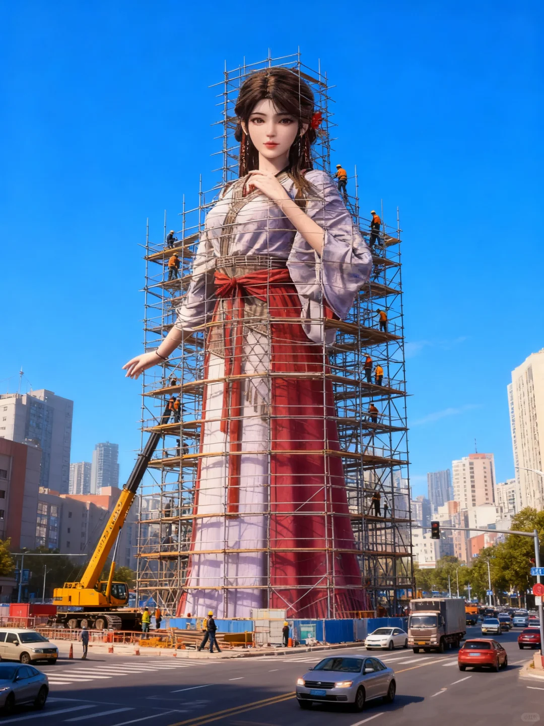 当国漫人物变成巨物出现在大众视野