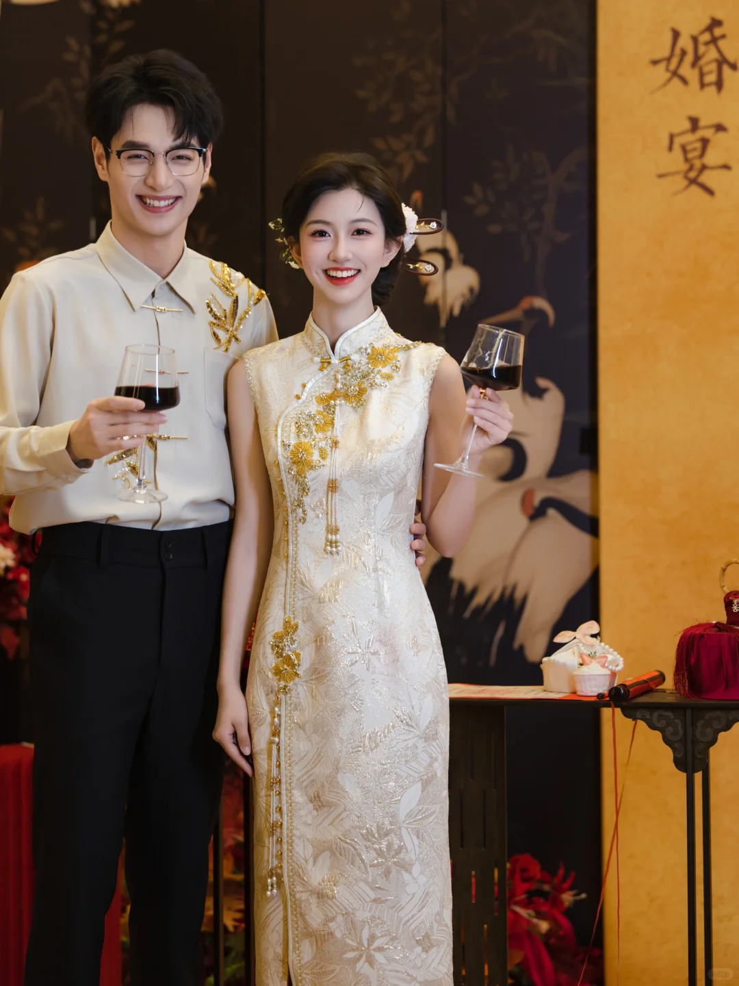 优雅白月光～订婚当天穿真的太美啦🥰