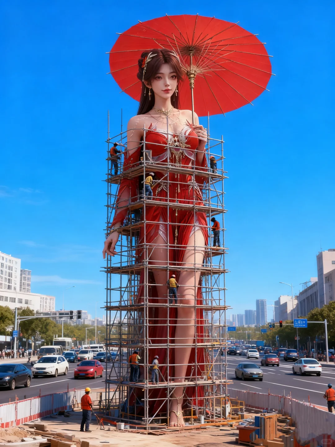 当国漫人物变成巨物出现在大众视野