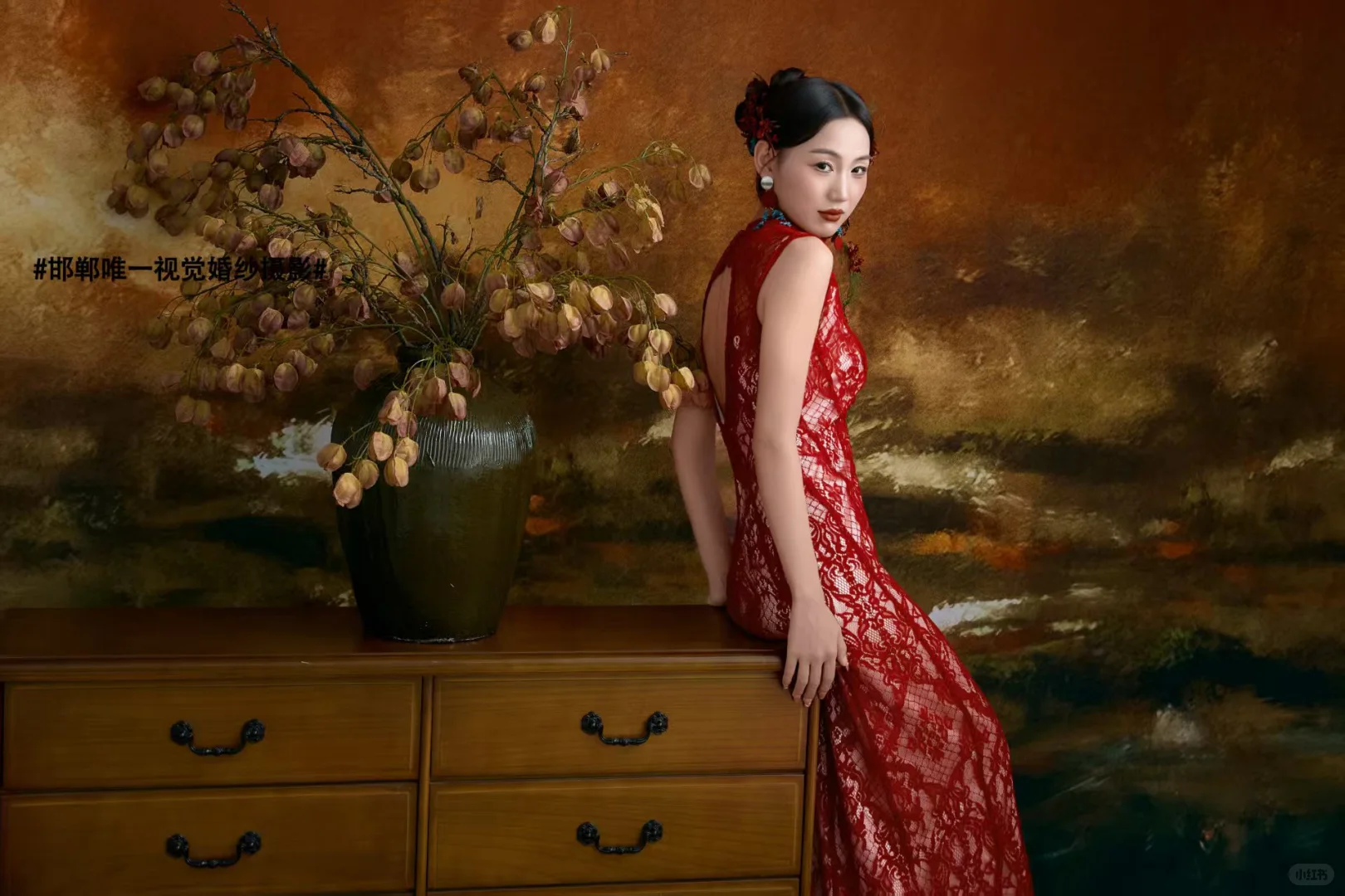 民国风复古旗袍婚纱照🎞️[话题]#