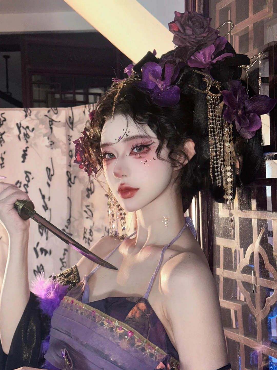 这个紫色花神真的杀疯了❗️❗️