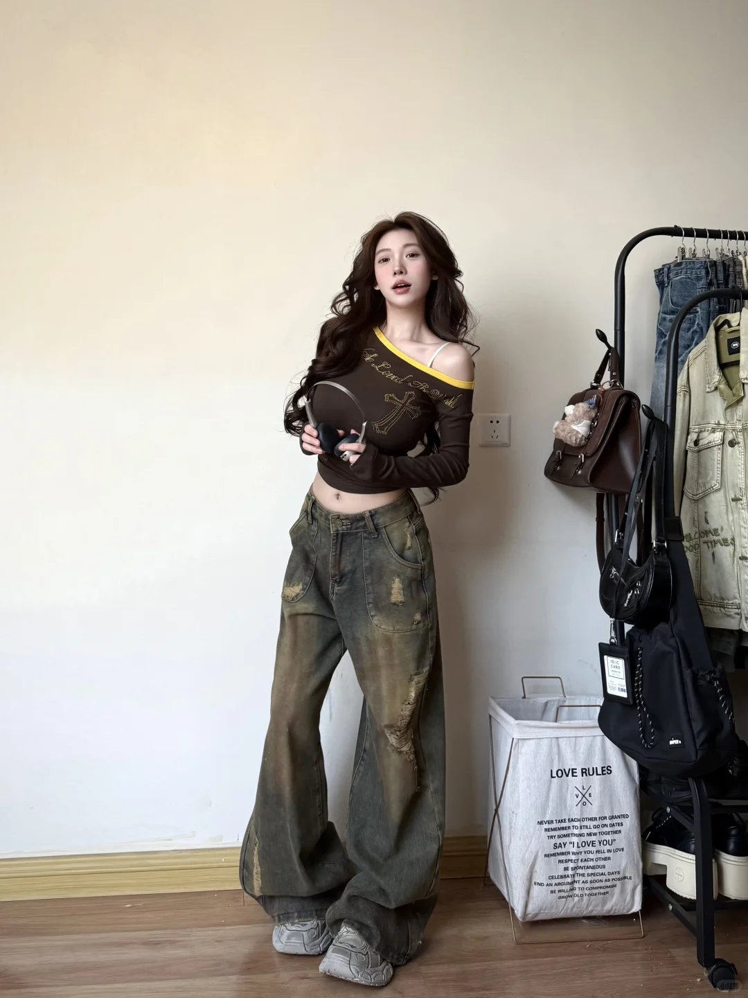 废土美式辣妹ootd ｜跟我一起逃离世界吧🎧
