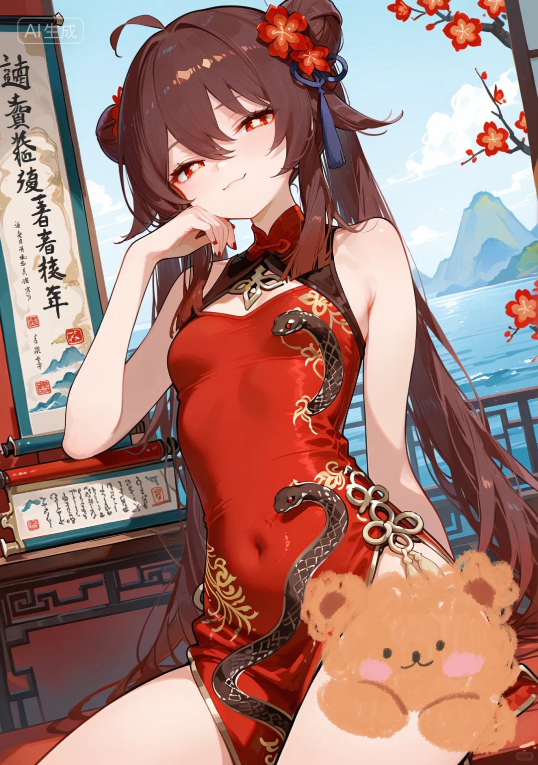 小胡桃的旗袍风