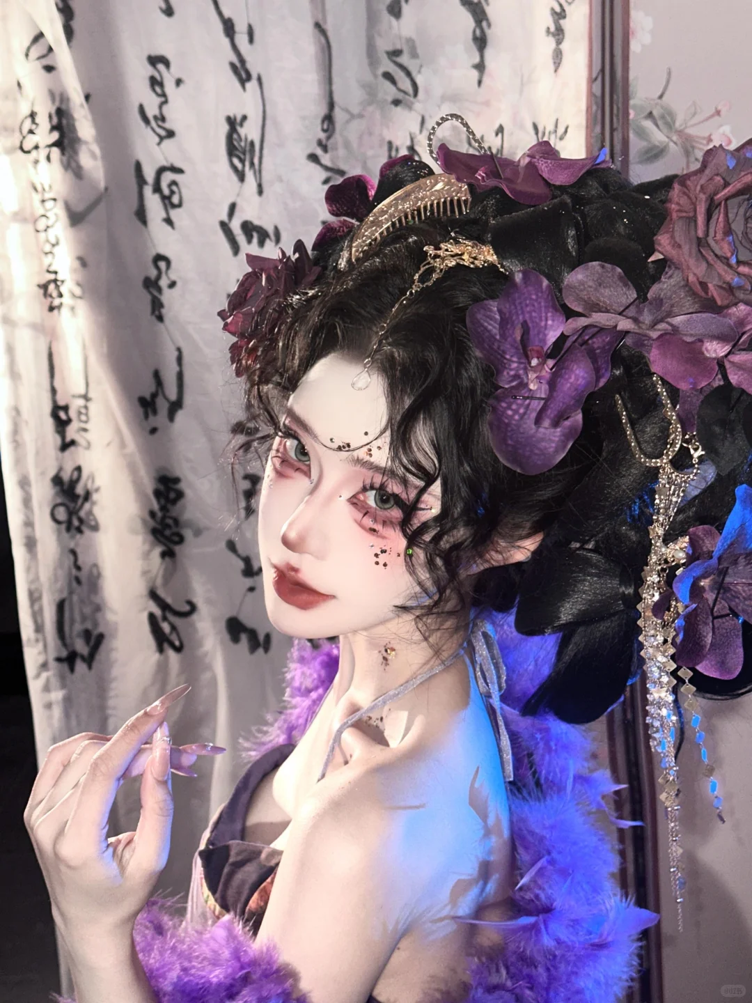 这个紫色花神真的杀疯了❗️❗️