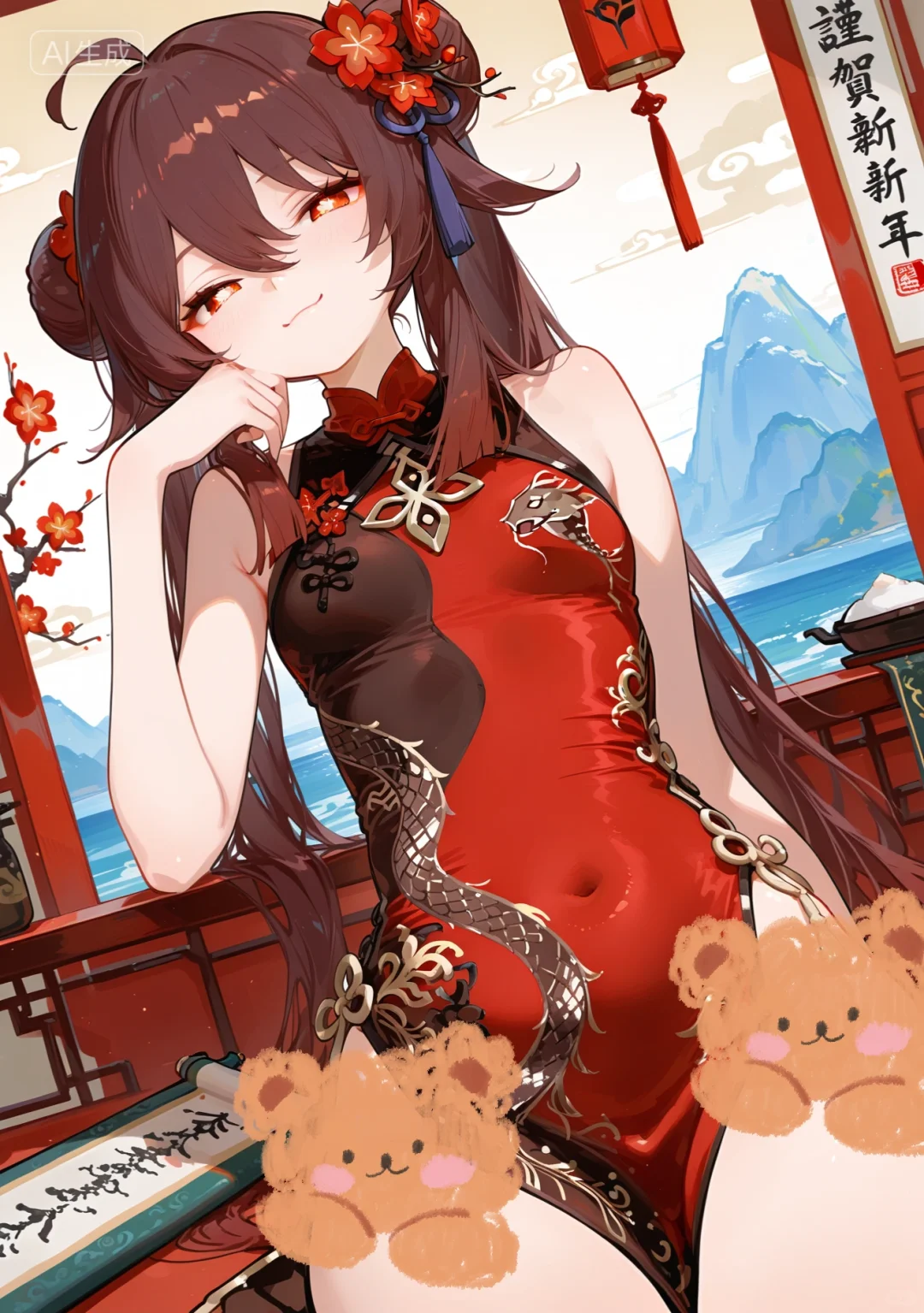 小胡桃的旗袍风