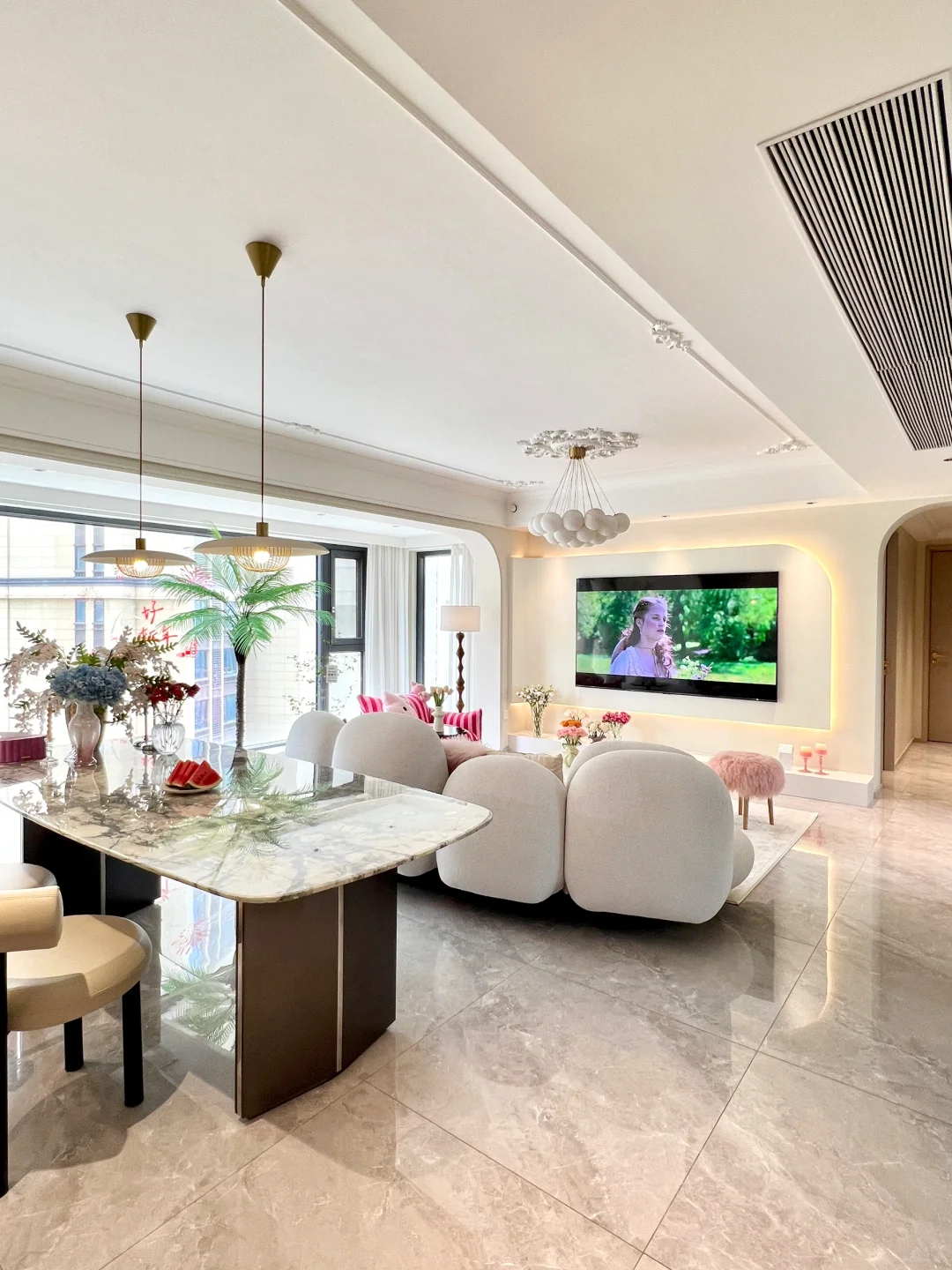 142㎡🏠，两个人住起来太舒服了～