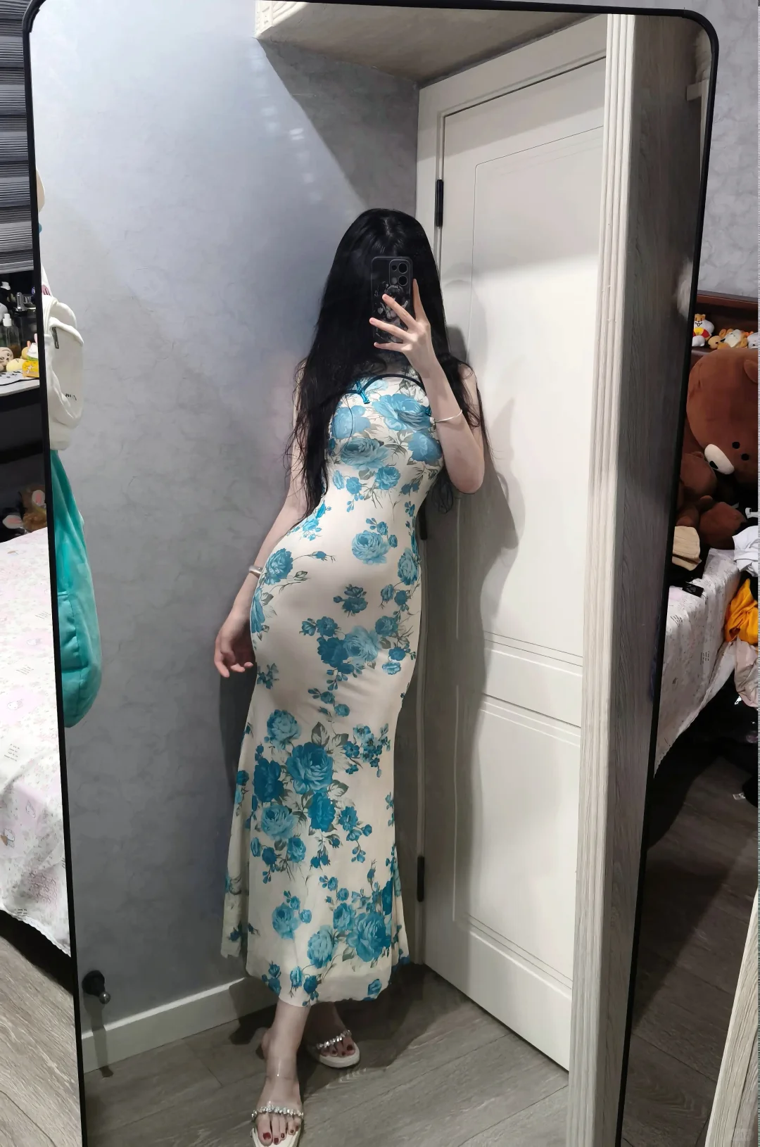 真的好喜欢我的青花瓷旗袍！！