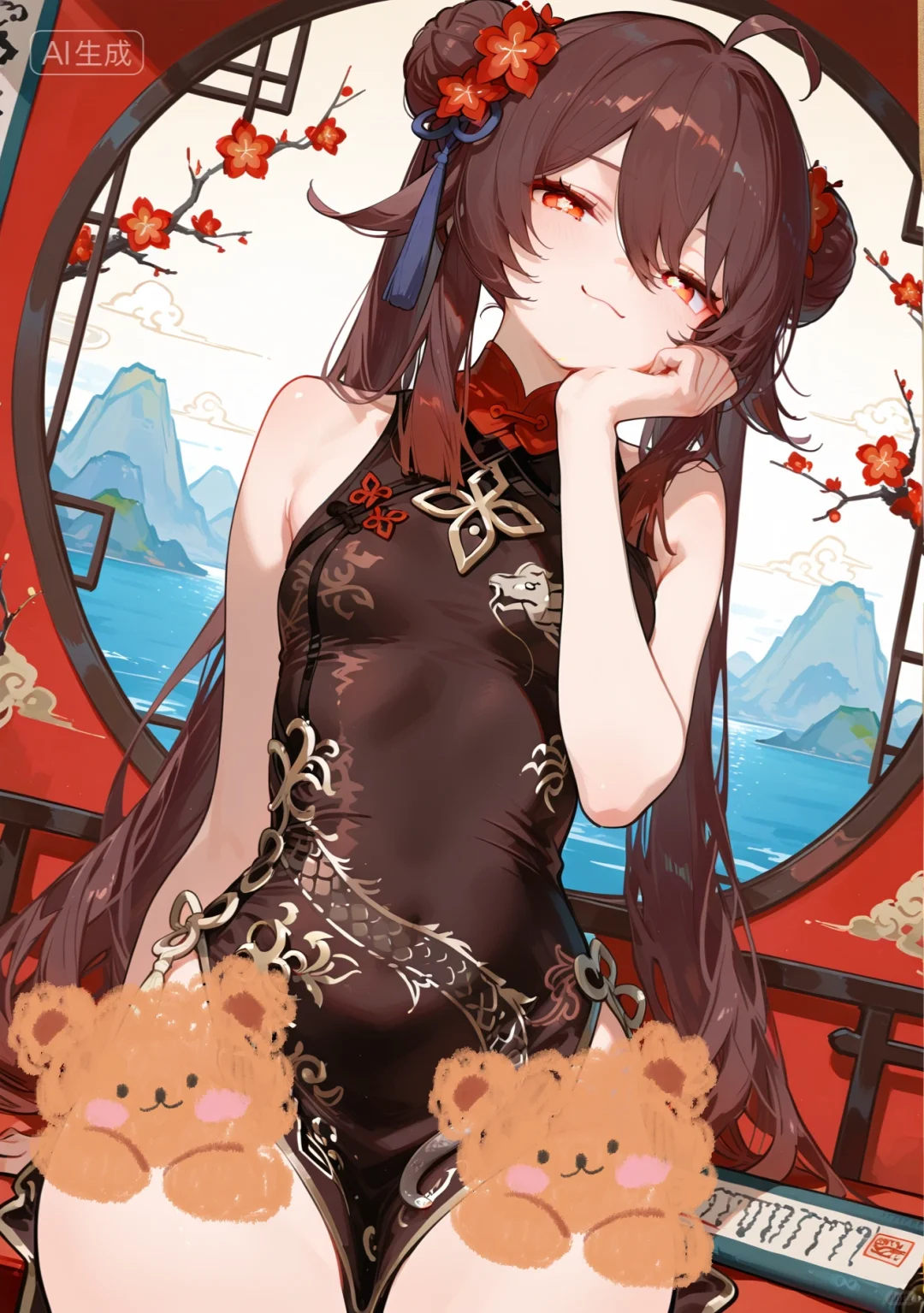 小胡桃的旗袍风