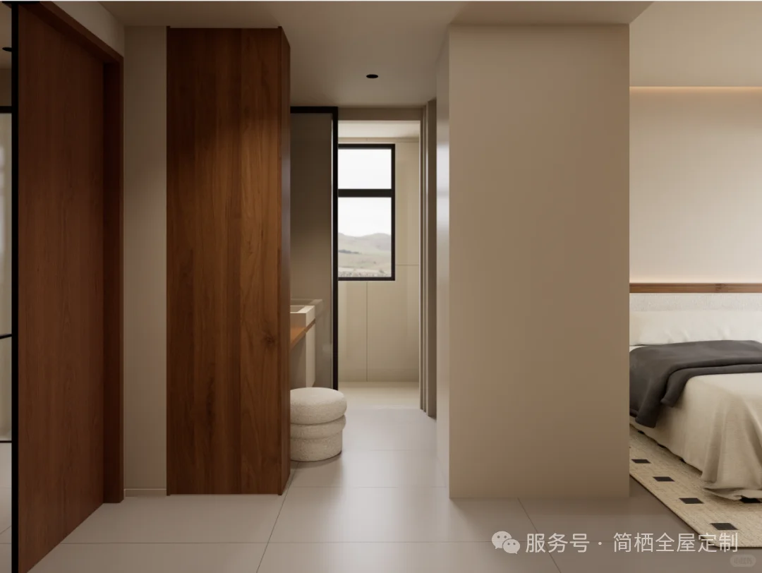 100㎡现代侘寂，感受质朴自然之美