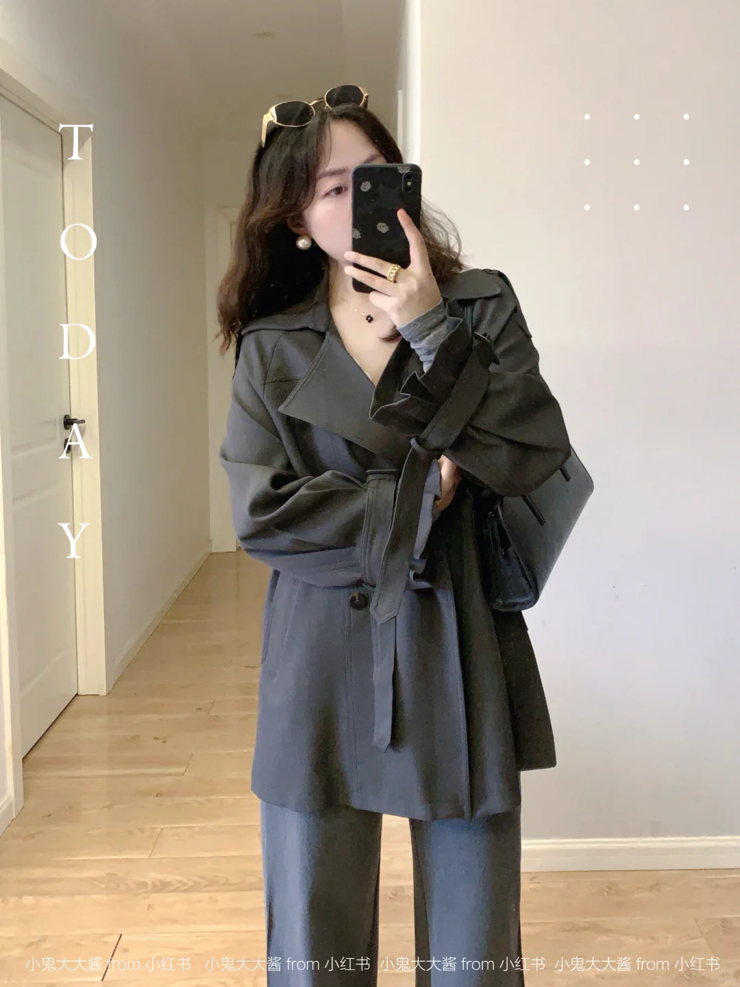 灰色系气质入秋🩶通勤穿这套显瘦又有女人味