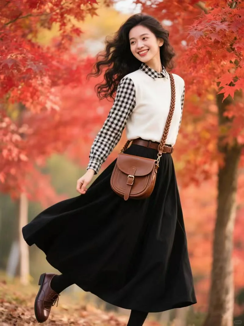 分享相册里的风衣女人