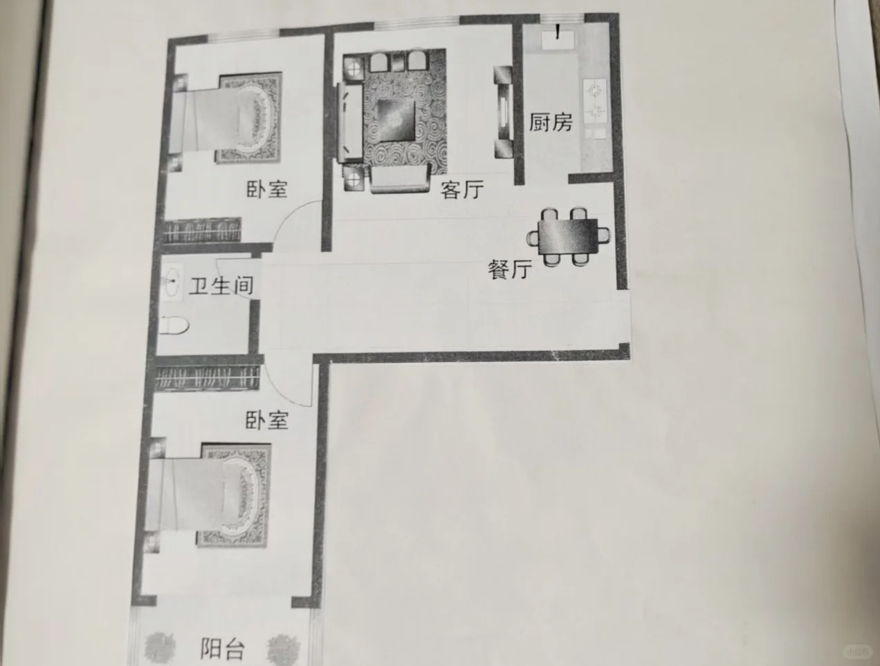 南湖文苑90平2室1厅临精英中学新一中