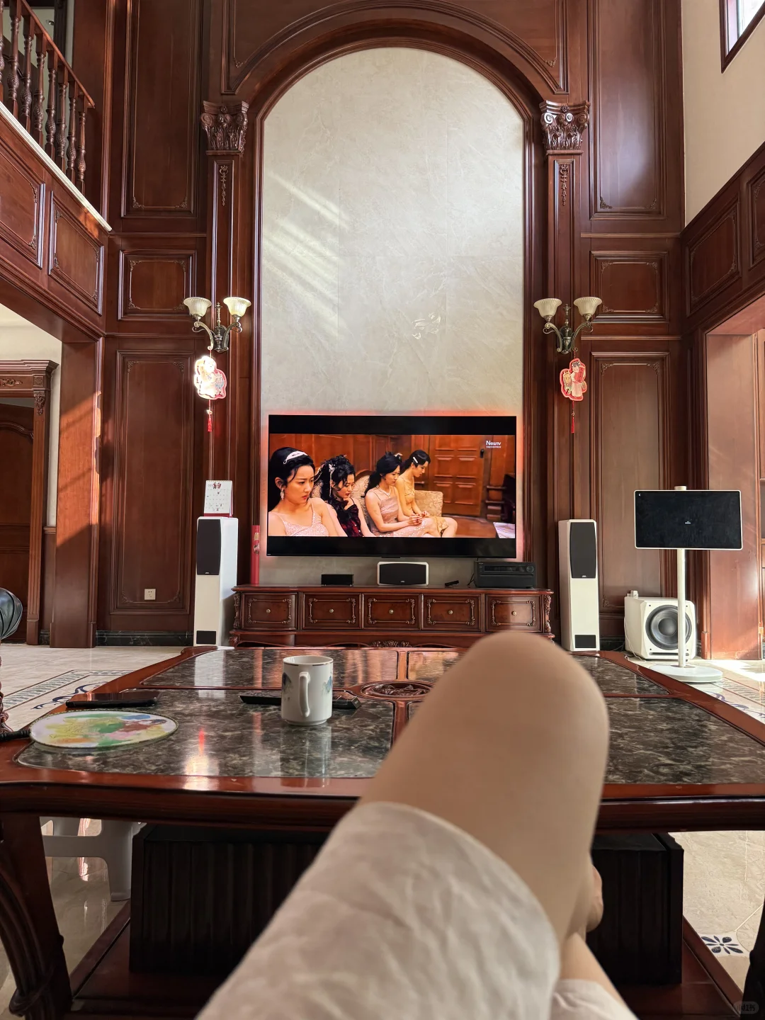下午6点无滤镜独栋别墅的家🏡