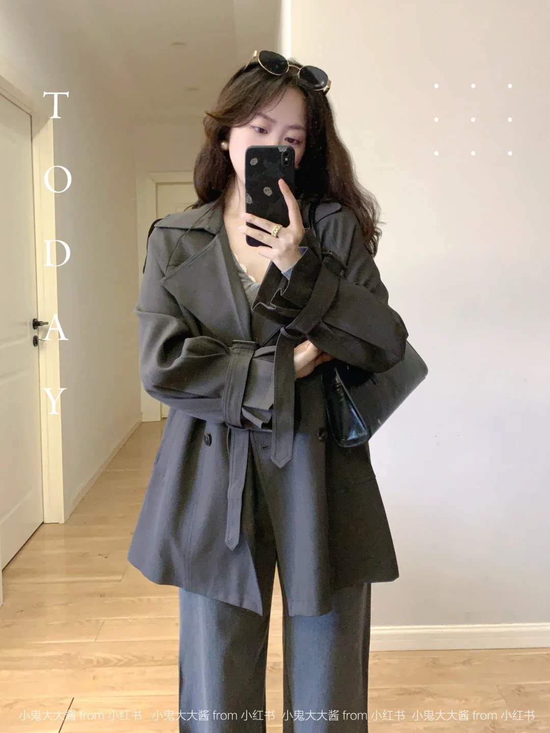 灰色系气质入秋🩶通勤穿这套显瘦又有女人味