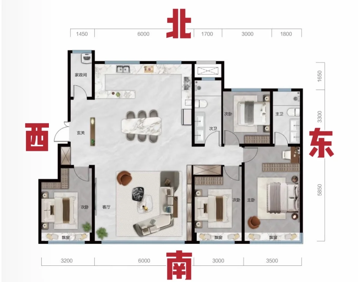 请大师看看这个户型如何！