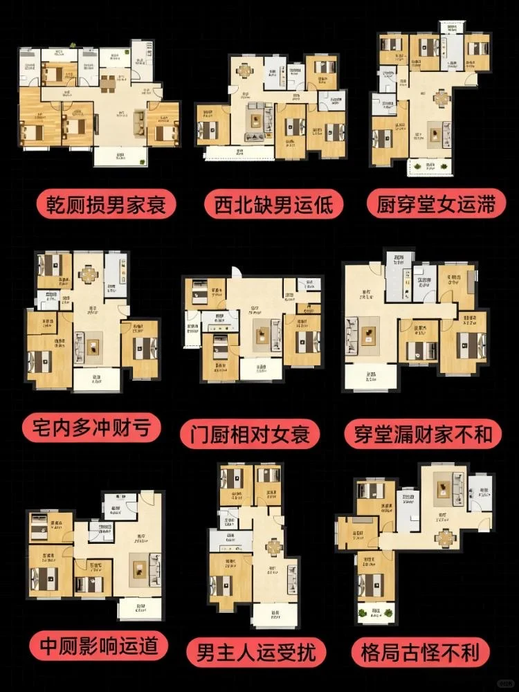 轻轻辨别各类户型