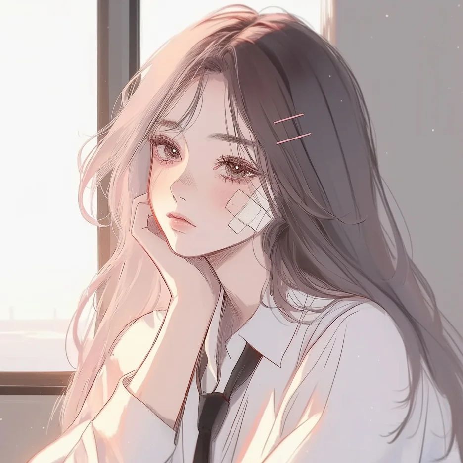 🌿及腰长发+清澈眼波眼=超绝颜值｜动漫女