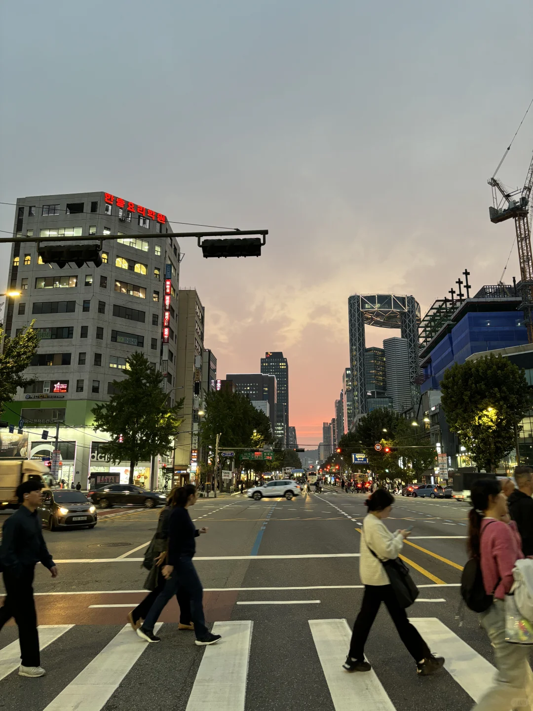 韩国市中心