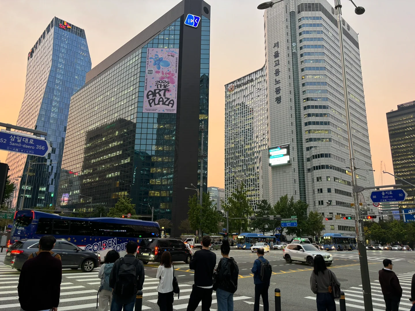 韩国市中心