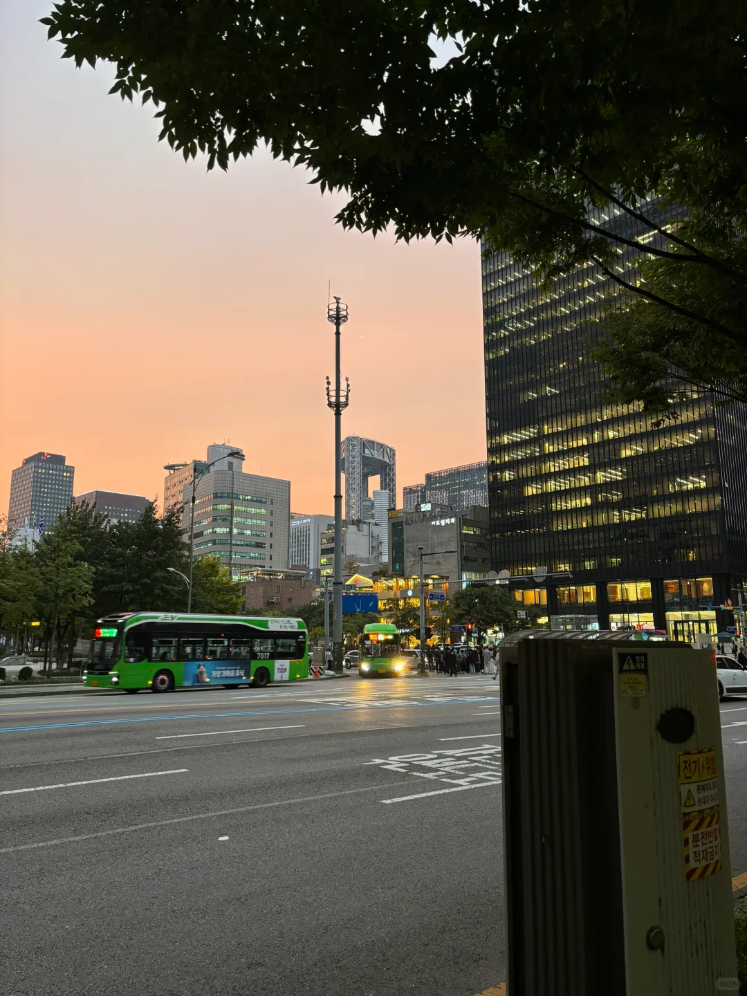 韩国市中心