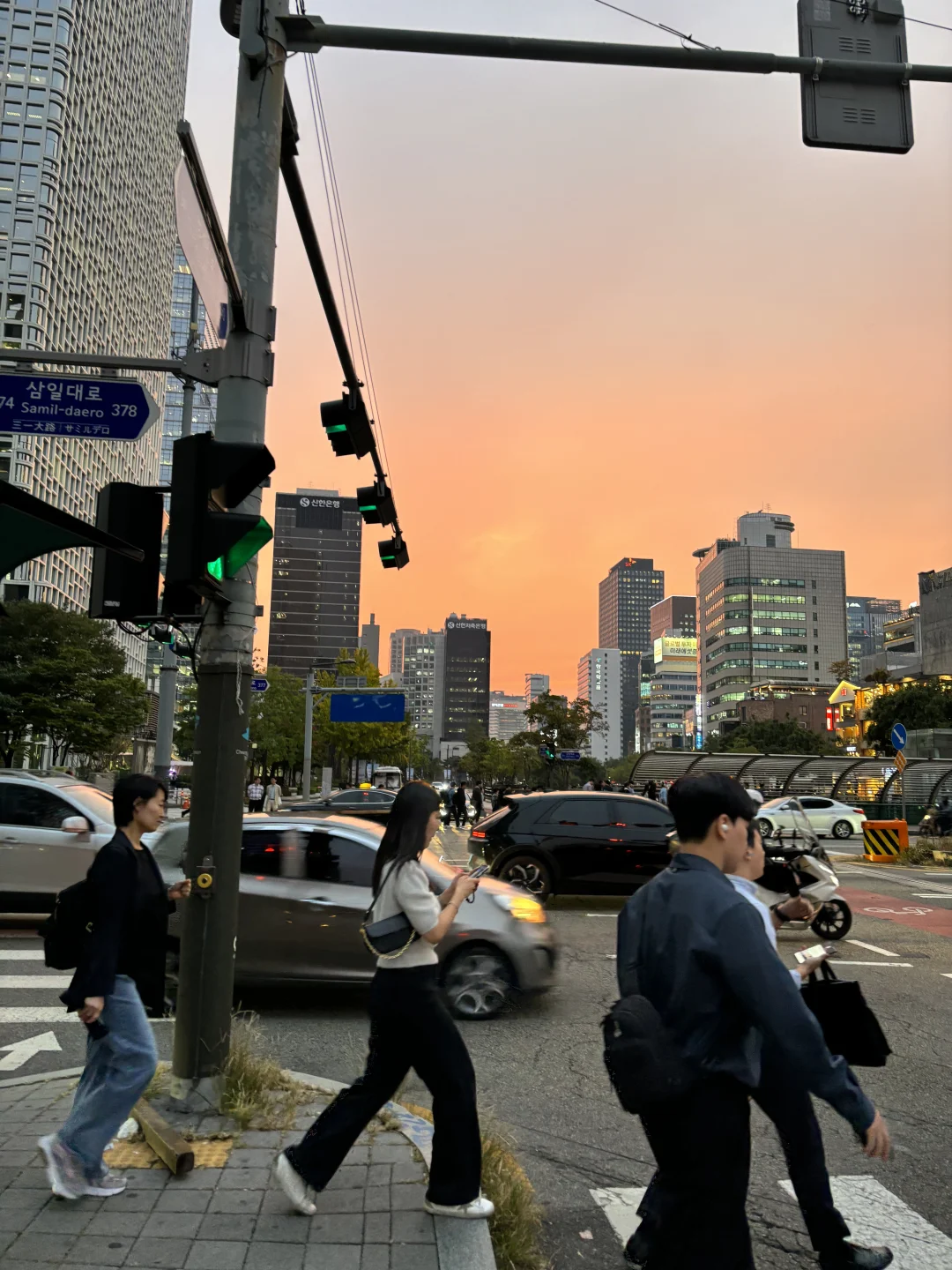 韩国市中心