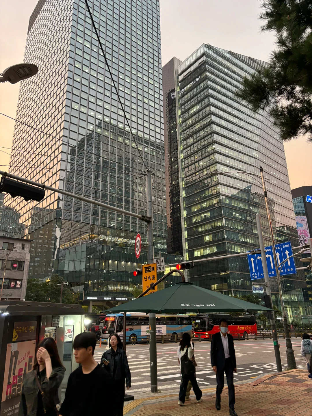 韩国市中心