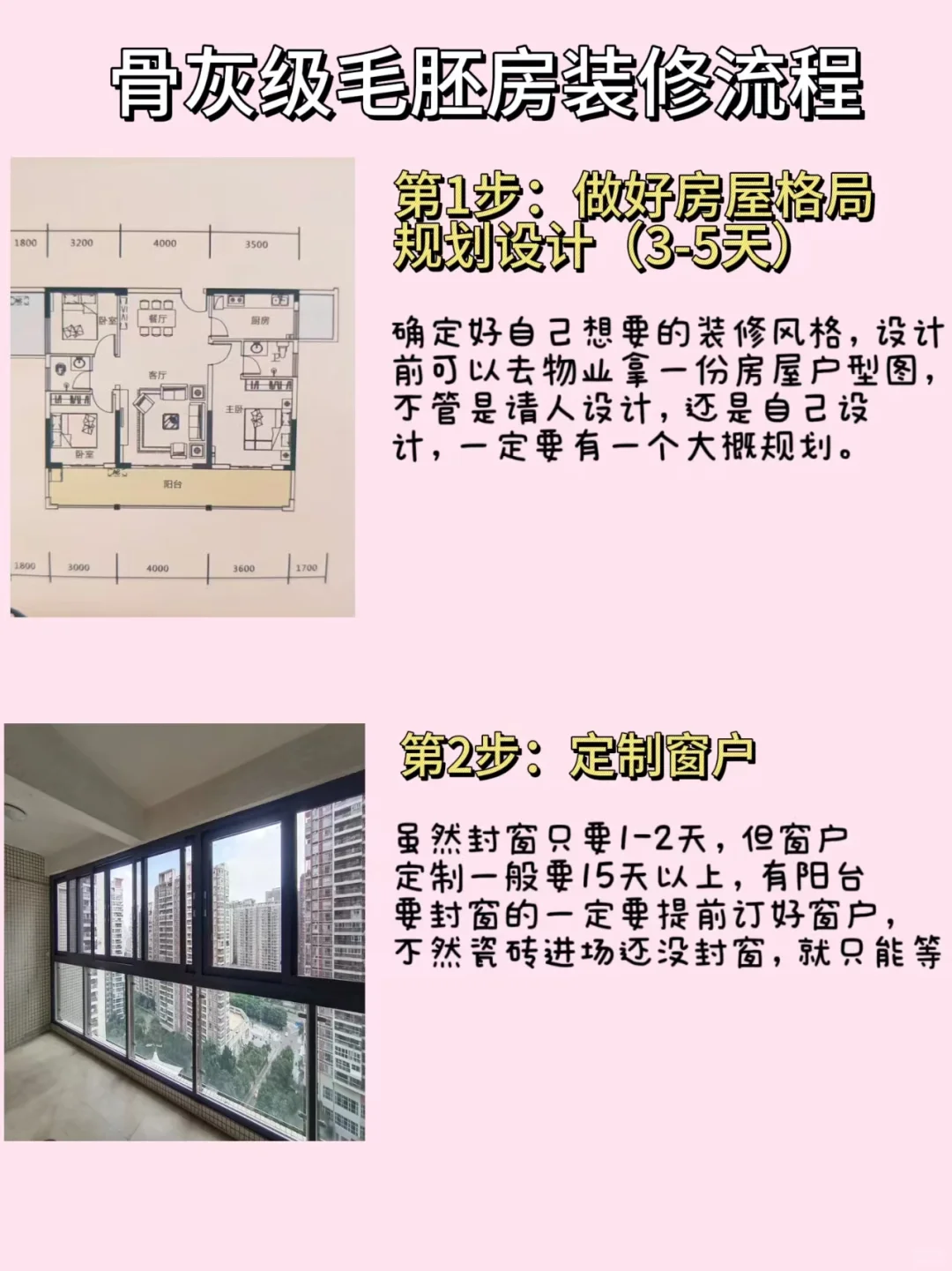 超全穷装顺序（三个月完工不返工）