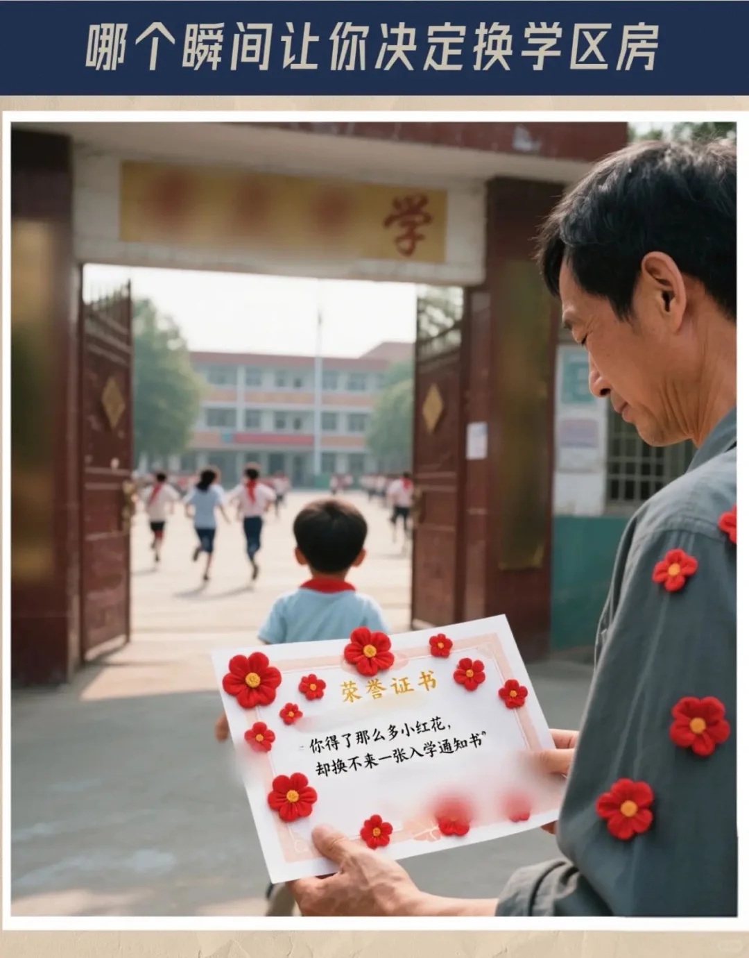 哪个瞬间让你决定换学区房？