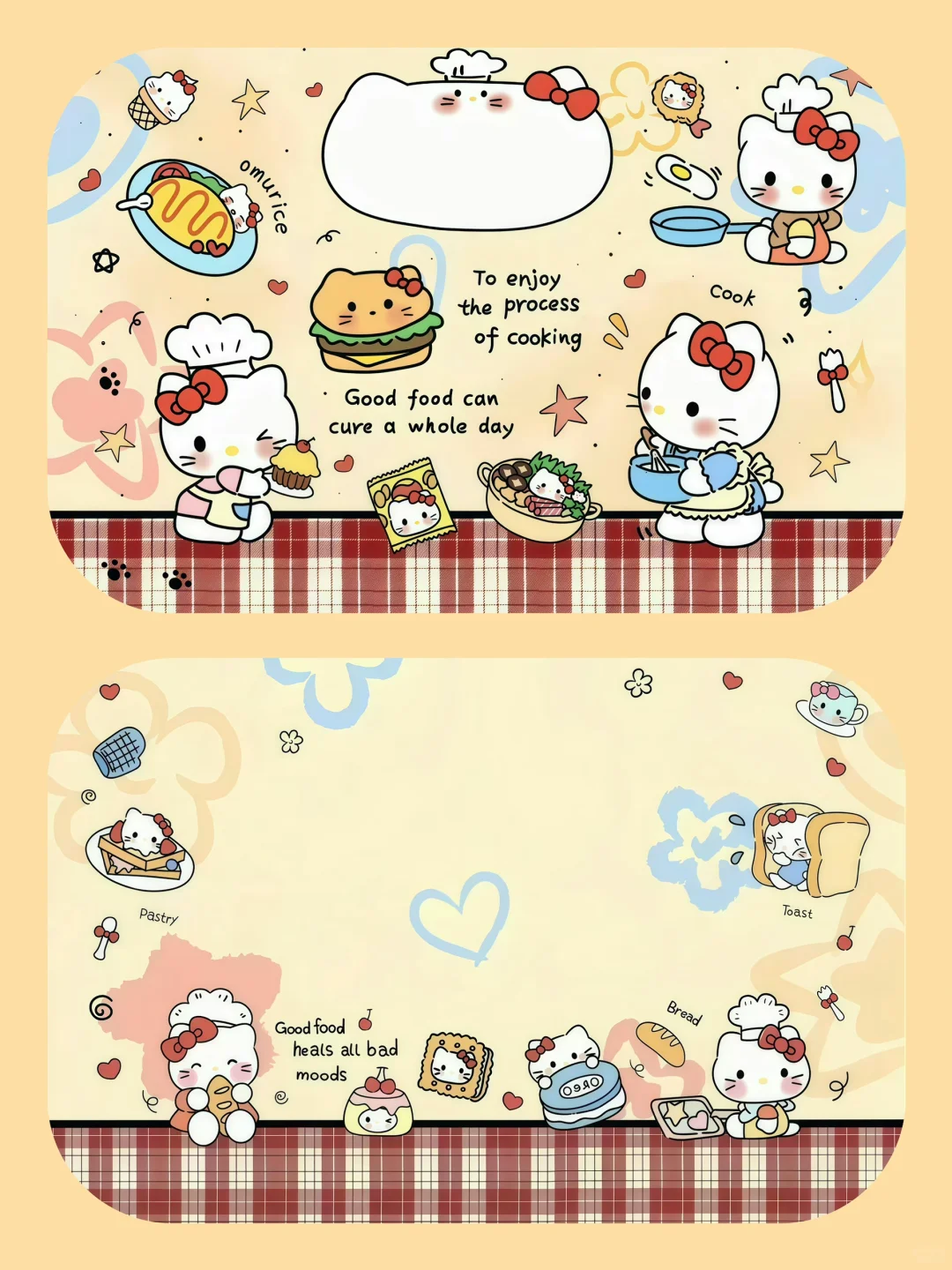 𝑺𝒉𝒂𝒓𝒆｜HelloKitty平板壁纸套图