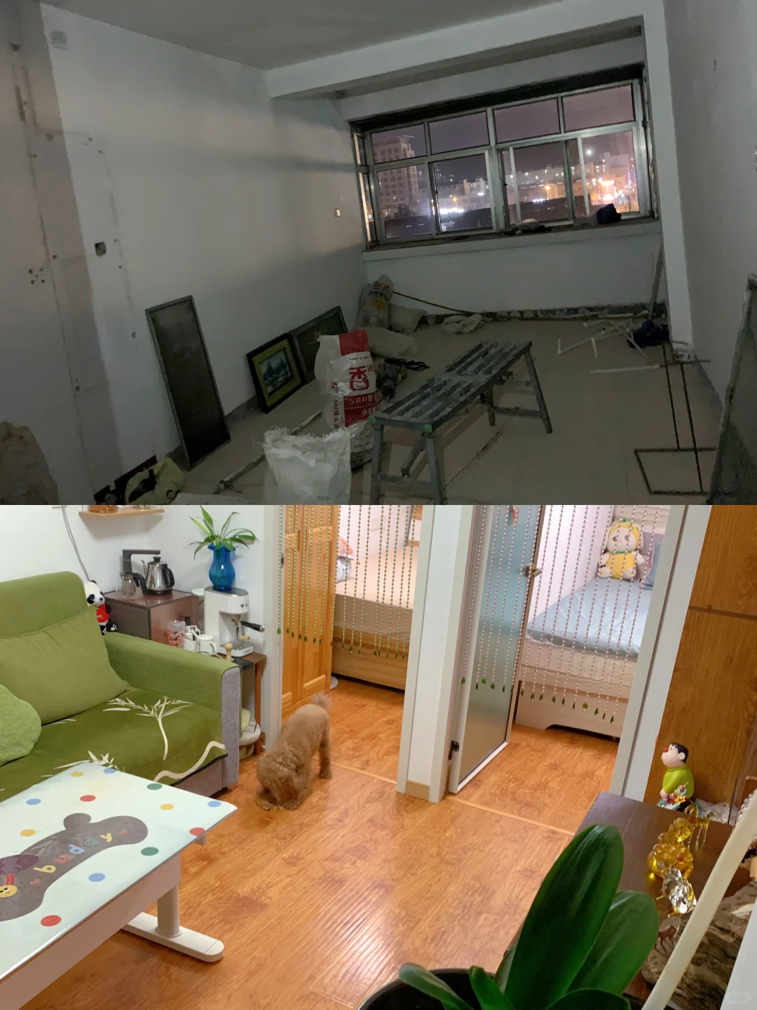朋友说，没人要的顶楼30平奇葩户型，整挺好！！