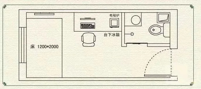 沙河高教园超值单间公寓 买一送一