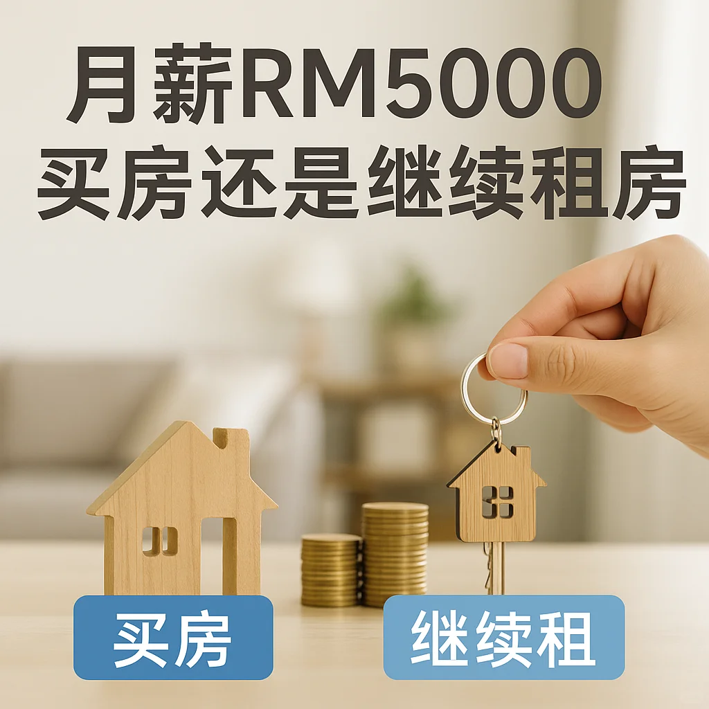 🇲🇾 月薪 5000，我该买房还是继续租？