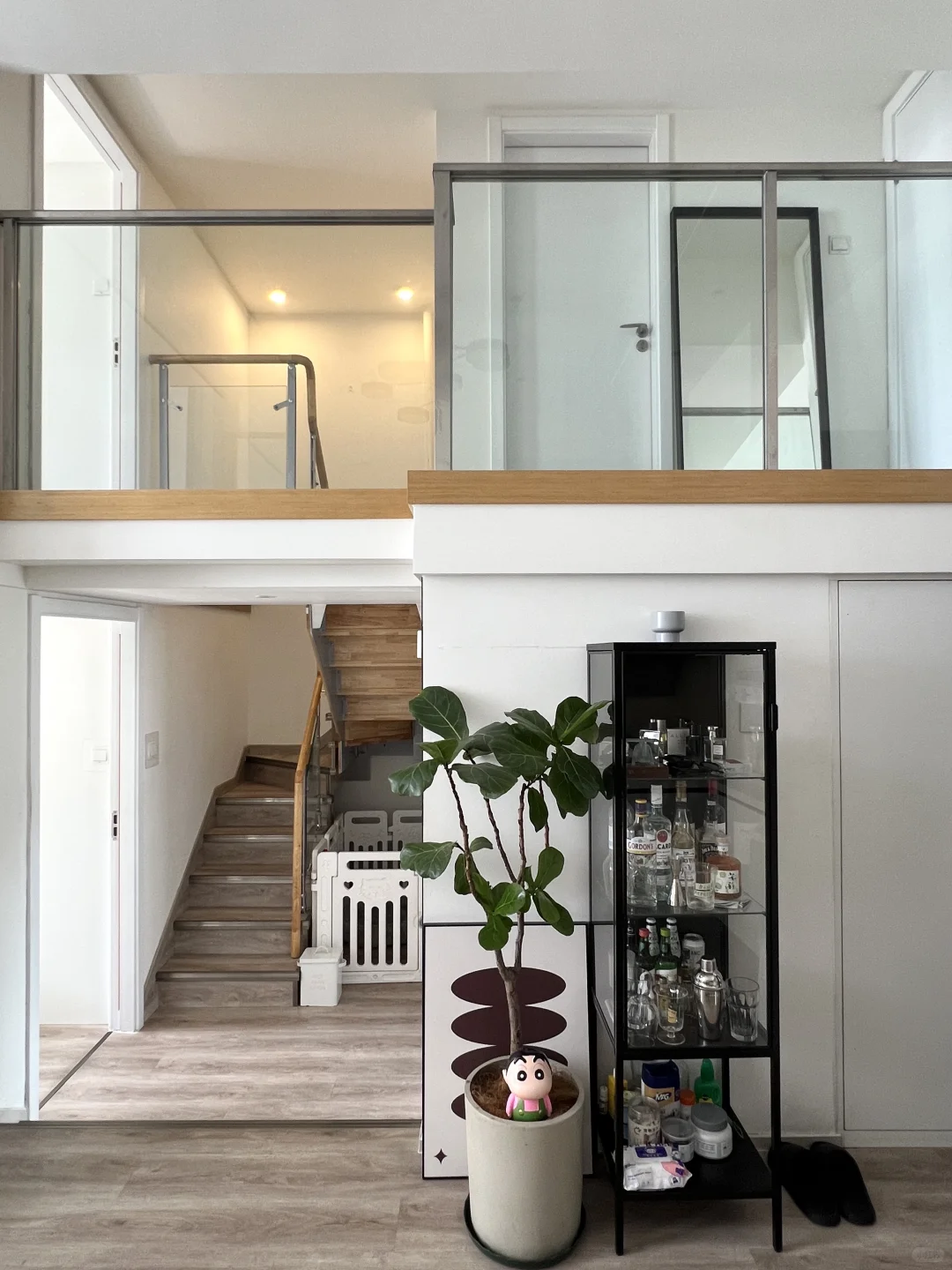 北京65平Loft，一个人住很舒服