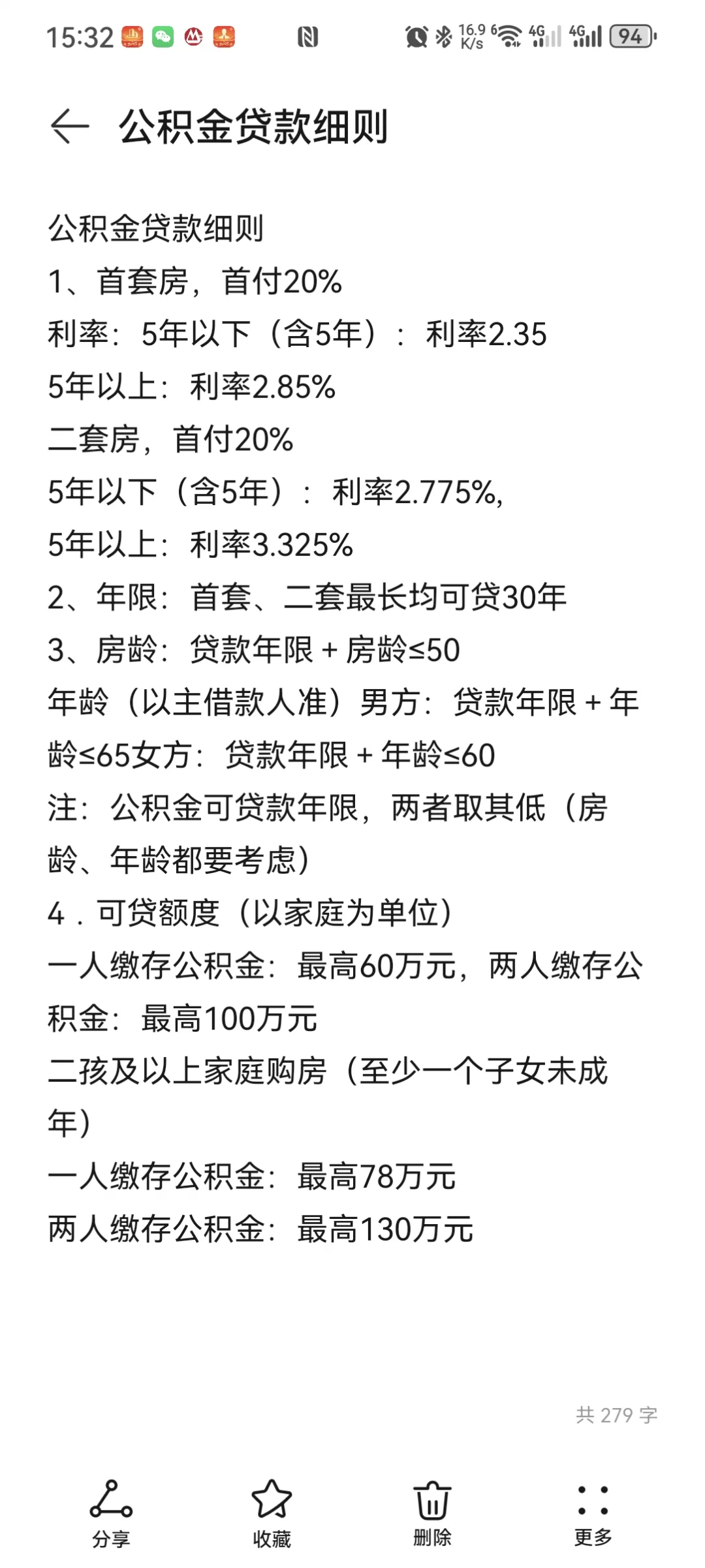 公积金贷款细则