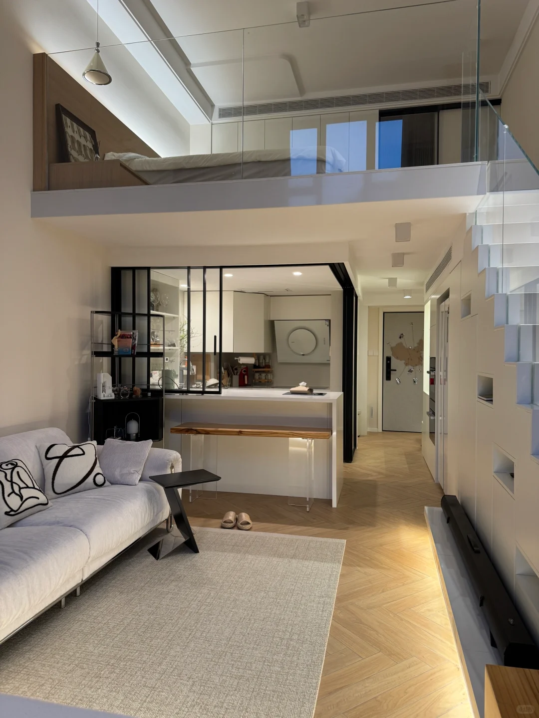37平loft🏠我家的软装已经是next level了