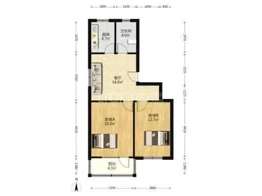 255万淞南新五村臻藏边套全明户型｜一梯两户