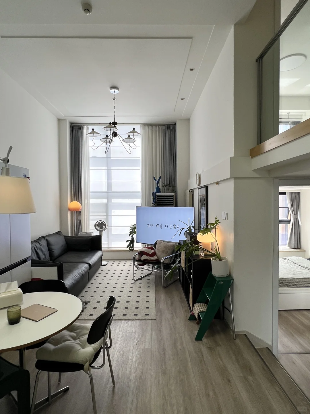 北京65平Loft，一个人住很舒服