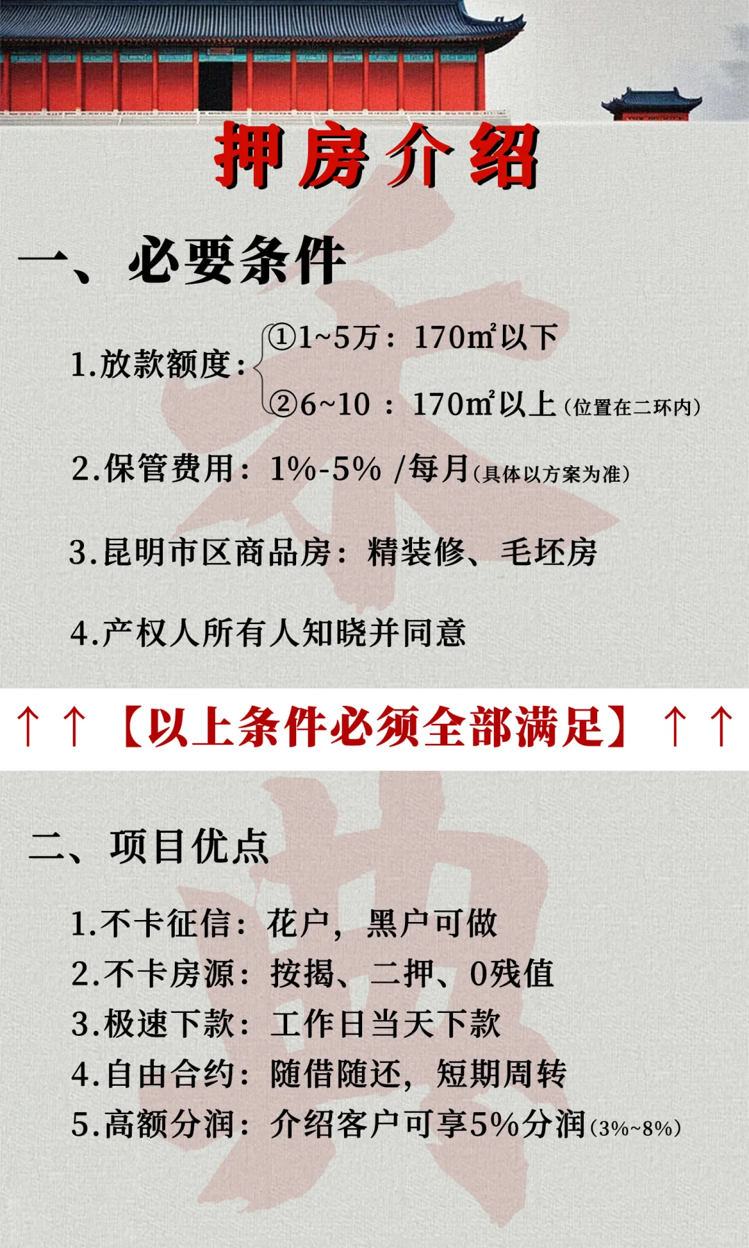 昆明房产抵押
