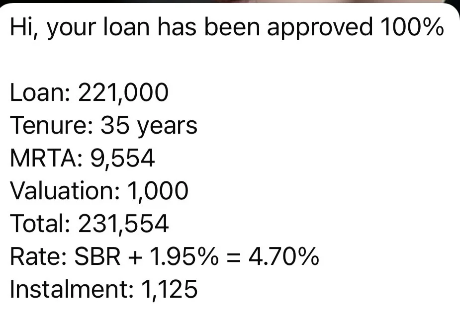 想问问house loan 这个rate ok吗？ 第一次买