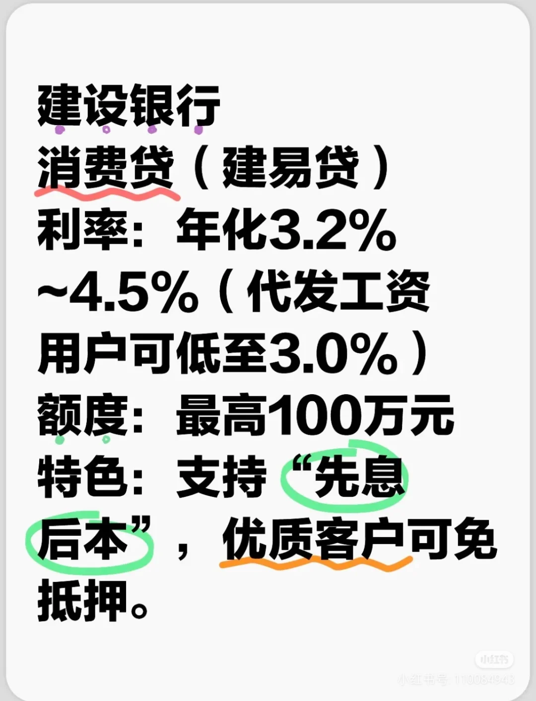 2025年各大银行的贷款利率表