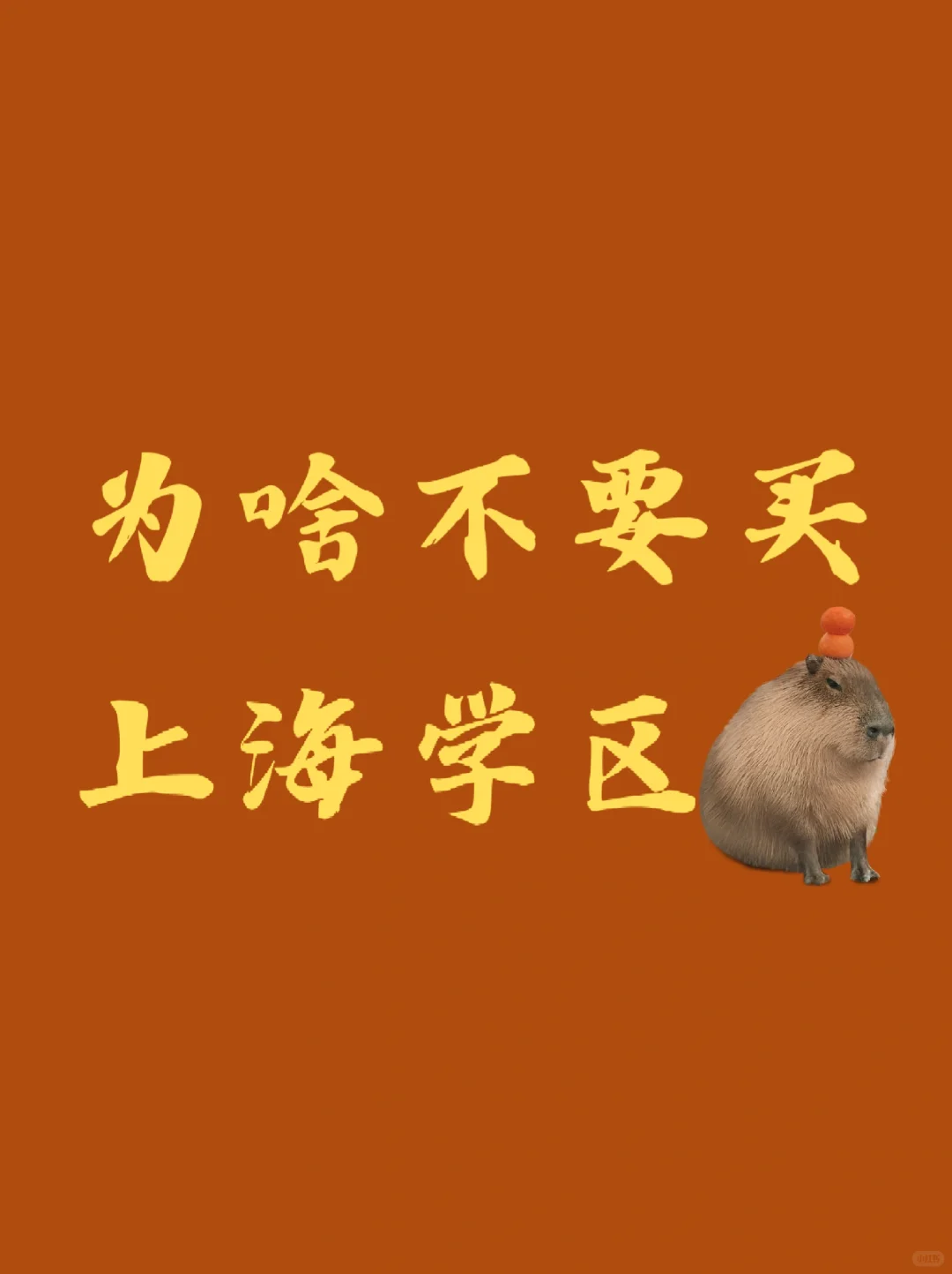 为什么劝你不要买上海学区？