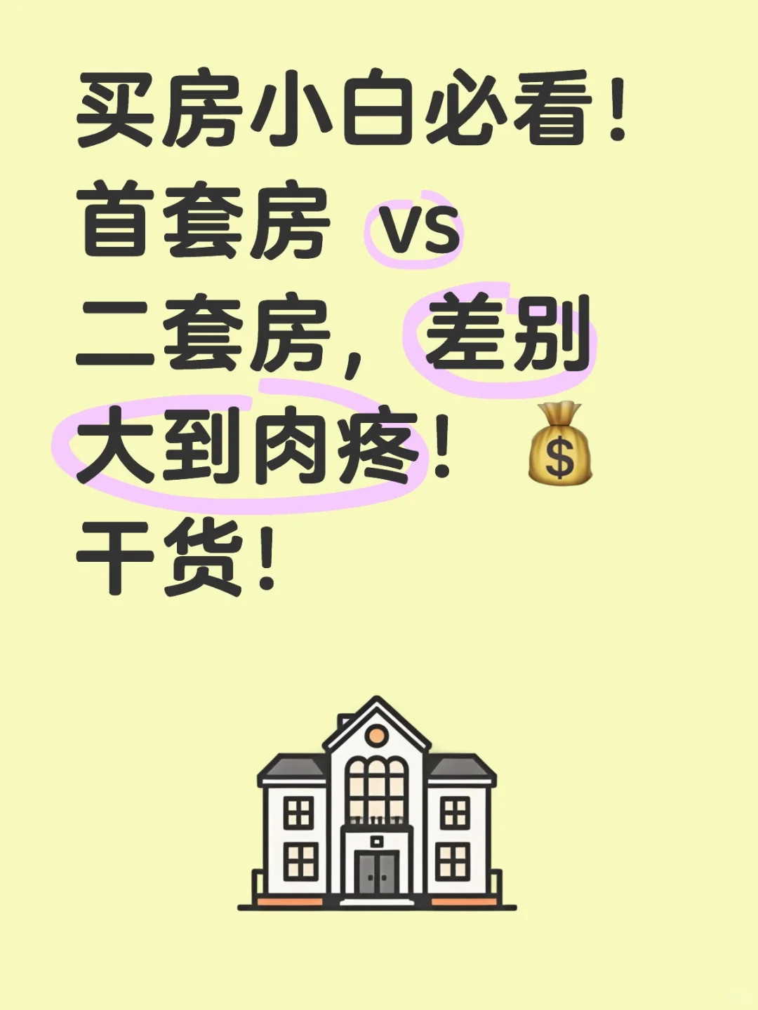 买房小白必看！首套房 vs 二套房，什么差别