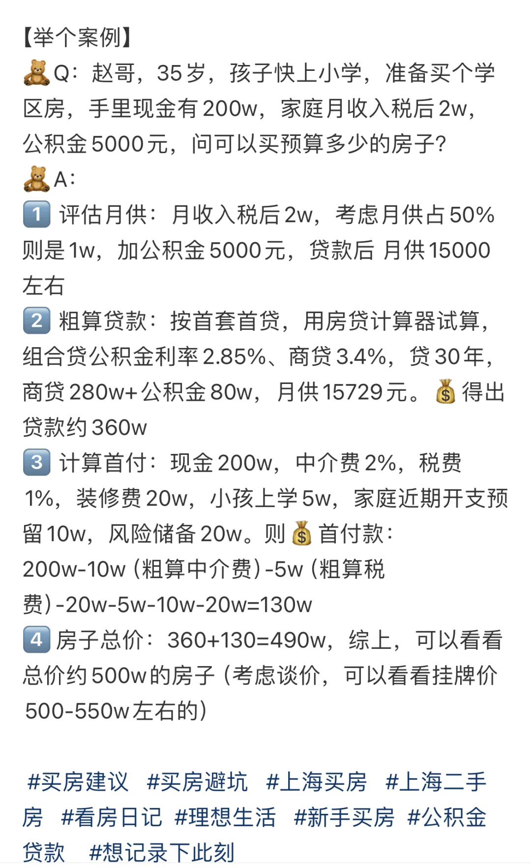 买房预算，普通人到底该怎么确定 ？