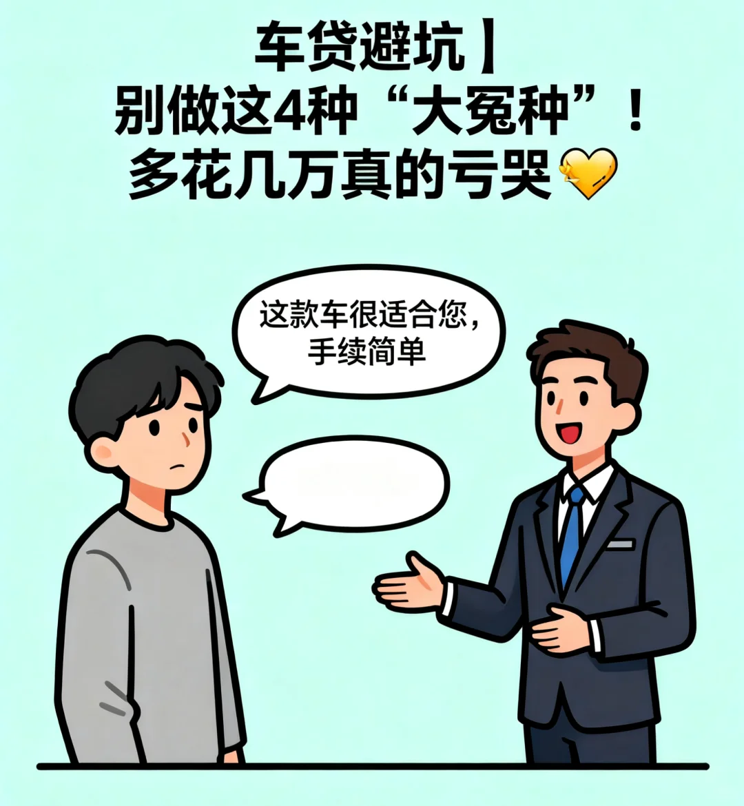 按揭买车别做这 4 种 大冤种！看懂省几万