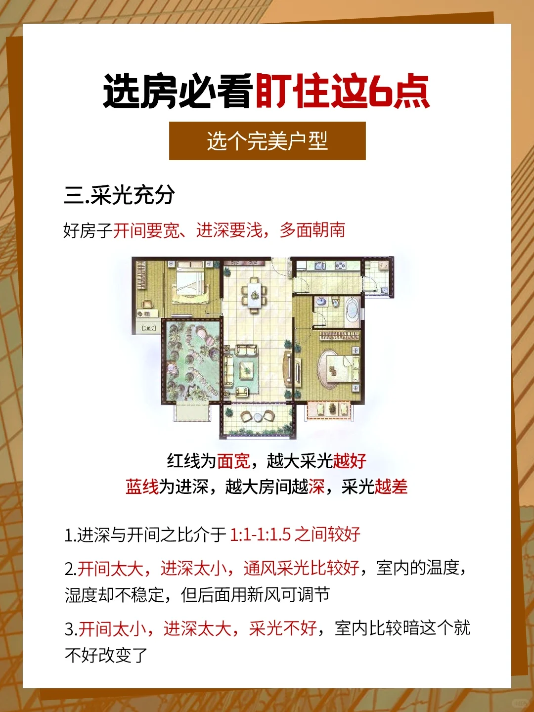 选房必看‼️盯住这6点 选个完美户型🏠