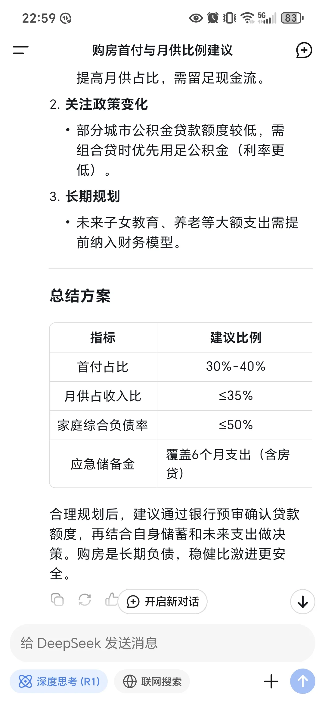 让deepseek帮我算算买多少钱的房子比较安全