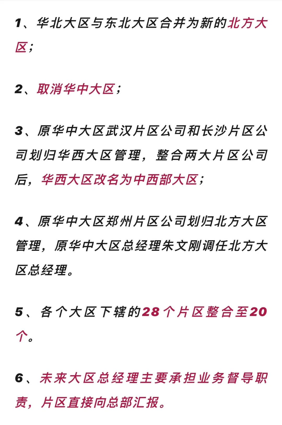 2024年华润置地大区调整