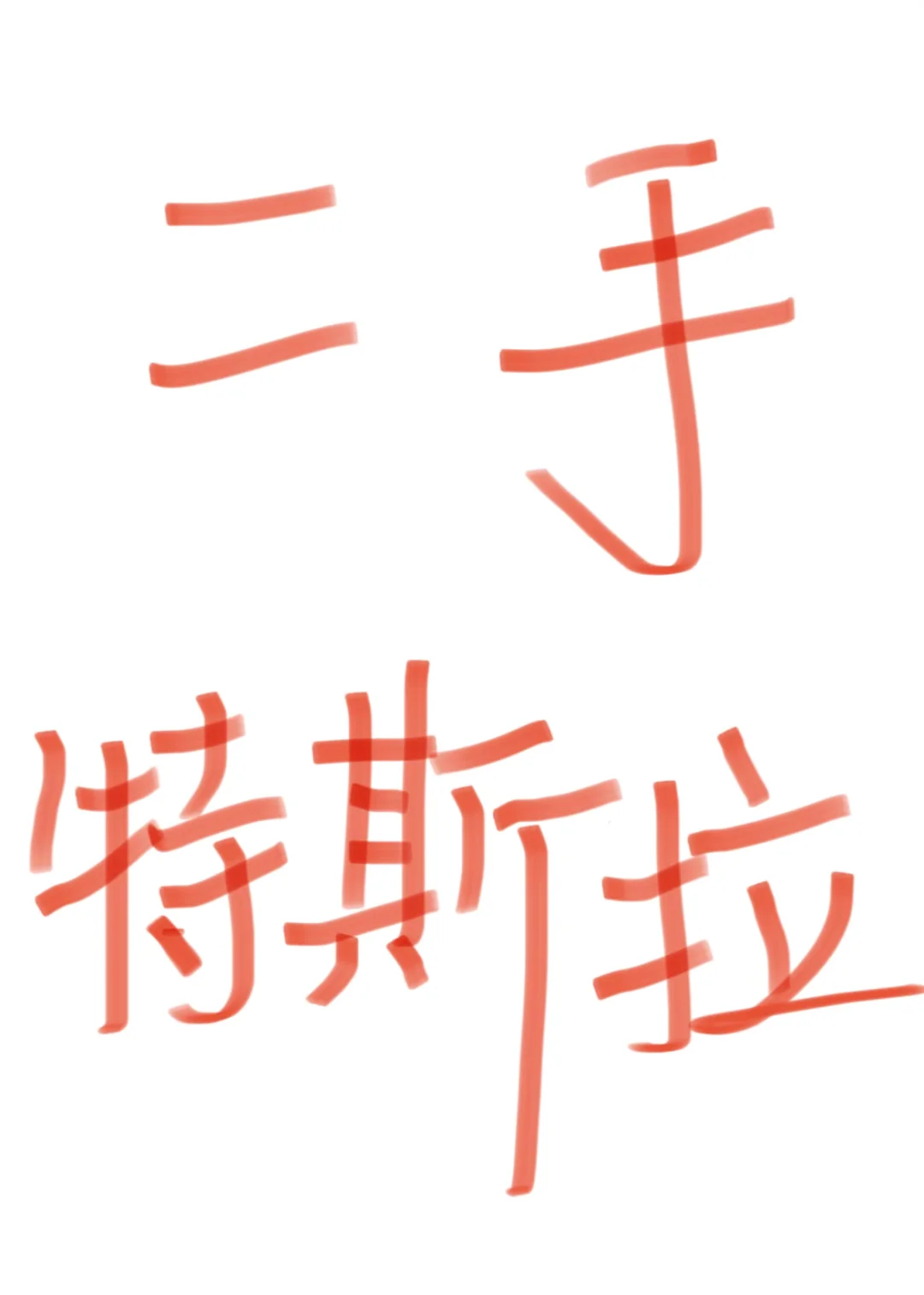 求购 一辆二手特斯拉
