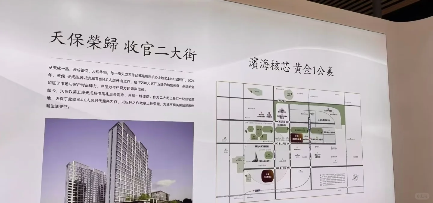 天津开发区二大街天保新楼盘