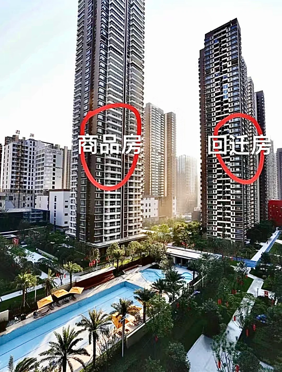 回迁房能买吗❓同一条街道价格却差了三四干